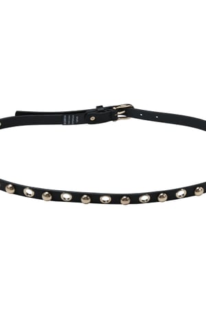 Belt Eyelet Stud Black PU h5 Picture2